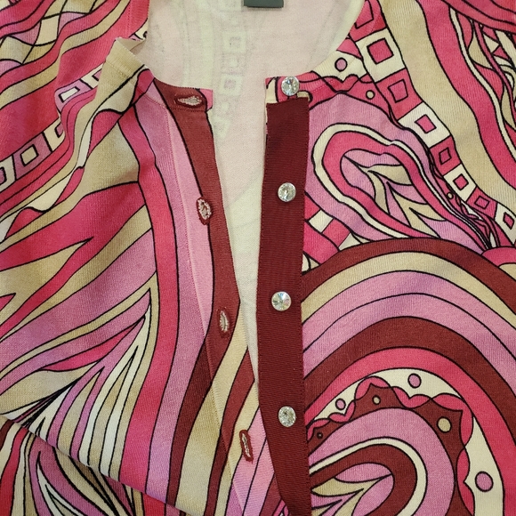 AT Pink Swirl Cardigan!!π·ππ·π - Picture 2 of 10